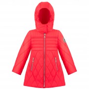 куртка удлиненная для девочки 291461 (techno red)  коралловый
